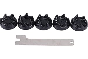 ciyeu 6 Packs 9704230 Blender Coupler Blender Coupling Replacment Parts with 1 Wrench Compatible for Kitchen Aid WP9704230VP 