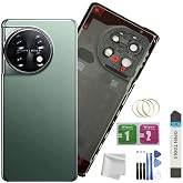 JMBTQ for Oneplus 11 Back Glass Cover with Camera Glass Lens Replacement for OnePlus 11 5G All Versions +Tools (Green)