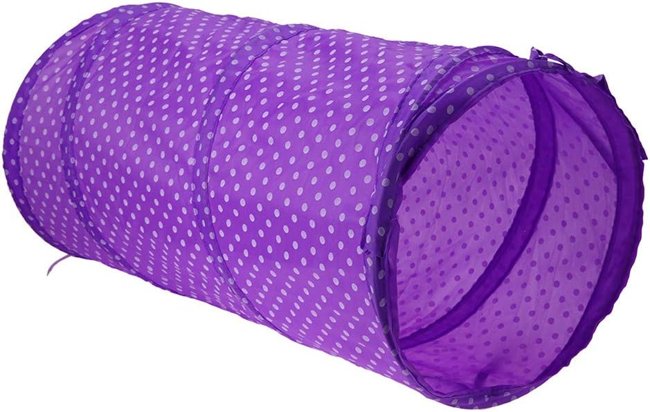Youdong Cat Toys Cat Tunnel and Cat Cube Pop Up Collapsible Kitten Indoor Outdoor Toys-Collapsible Tube Pet Cat Play Folding Tunnel Kitten Play Toy Pet foldable dot cat tunnel