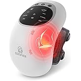 COMFIER Cordless Knee Massager with Heat and Red Light Therapy,Vibration,Heated Knee Brace Straps for Pain Relief with 18.9 Inch,Heating Pad for Knee,Valentine's Day Gifts for Women,Men