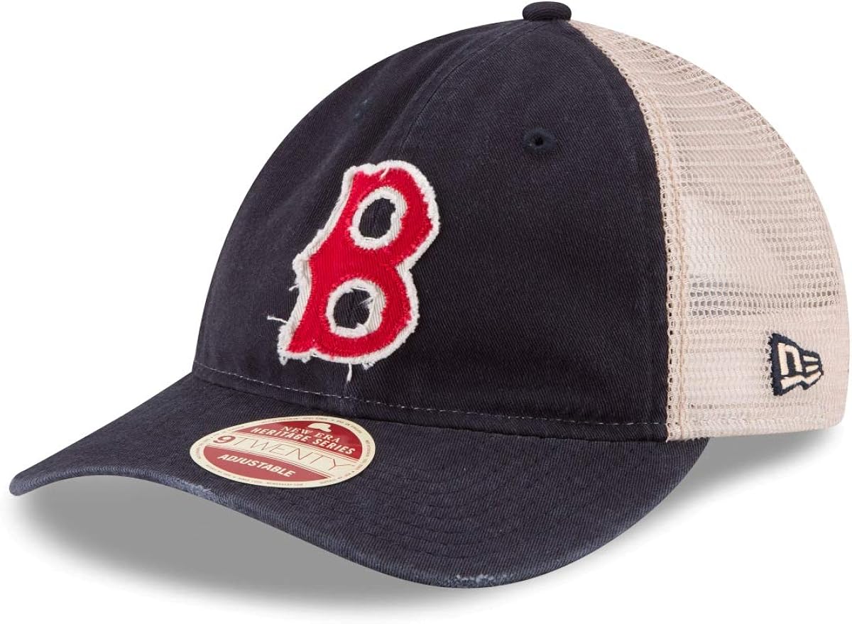 red sox mesh adjustable hat