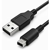 TriverseTech USB-A Charging Cable Compatible with Wii U Gamepad, 1.2 m / 4 ft Black Charger Cord, Charging Cable Only, Power Adapter Not Included