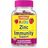 WellYeah Zinc Gummies for Kids 15mg - 2 Month Supply - Gluten-Free, GMO-Free - Natural Berry Flavor - Supports Healthy Immune Function - 60 Gummies