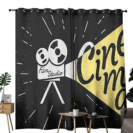 Amazon Com Duommhome Movie Theater Bedroom Windproofcurtain