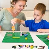 Lekebaby 6 Pack Classic Baseplates 10x10 32x32 Studs Green ABS view 2