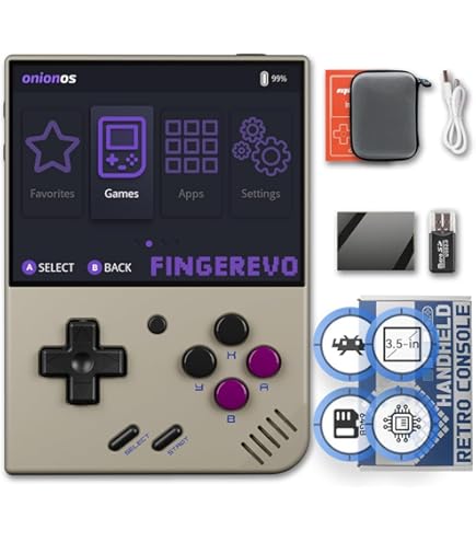miyoo mini puls onionOS導入済　美品　ケース付き Amazon.com: MIYOO Mini Plus 128GB Onion OS Preinstalled