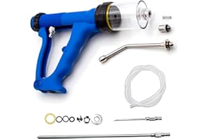 20ML Veterinary Feeding Gun, Continuous Drench Gun Adjustable Dosing Device Veterinary Medicine Dispenser Husbandry Autonomou