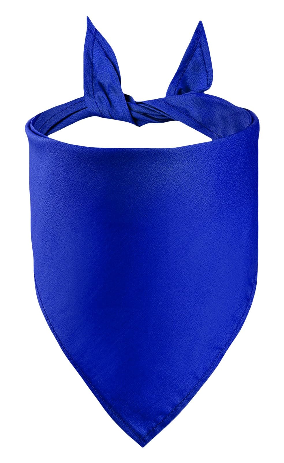 Petitebelle Single Color Pet Bandana (Royal Blue, Medium)
