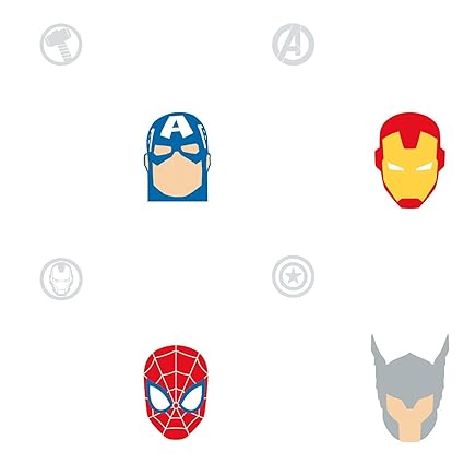 Roommates Avengers Character Spot Peel And Stick Wallpaper