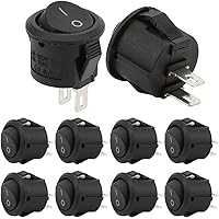 Pack De 20 Interruptores Basculantes 2 Pines 2 Posiciones, Para Electrodomésticos Y Proyectos Eléctricos, Fácil Instalación