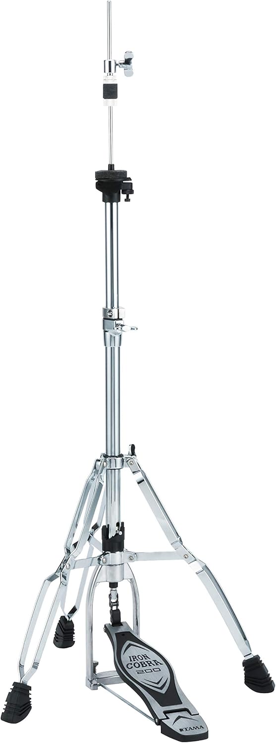 Tama HH205 Iron Cobra 200 Hi-Hat Stand - Double Braced Hi Hat Stand with 5-Way Tension Adjustment & Swivel Foot