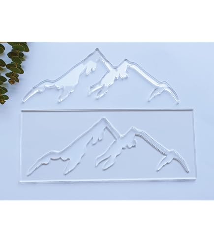 BENECREAT 2-Pack Dog Paw Print Router Templates – 5.9x6.7 Inch Acrylic Woodworking Inlay Guide