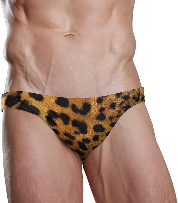 slip de bain homme leopard