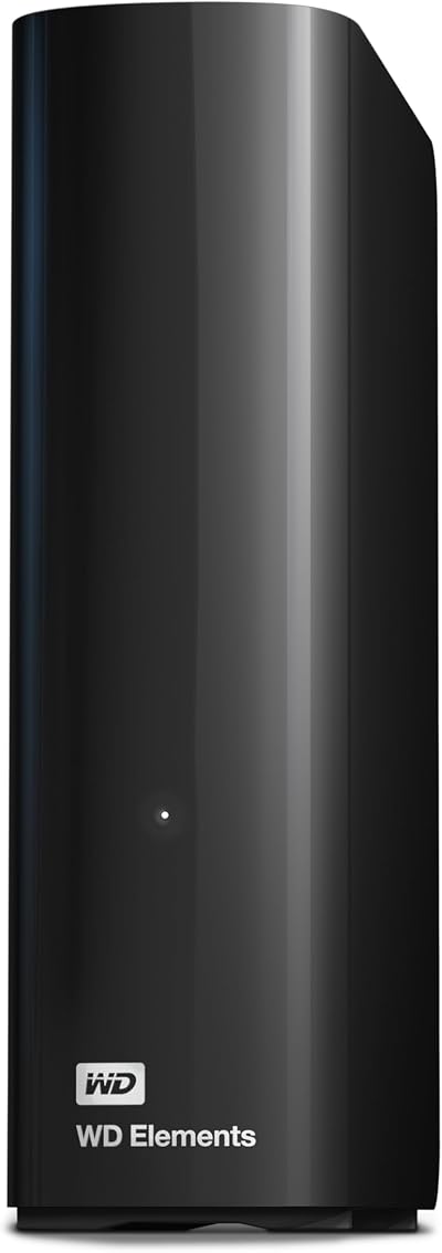 WD 24TB Elements External Desktop Hard Drive USB 3.1 Gen 1 Black