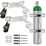 2PCS Propane Tank Bracket Cylinder Wall Mounted