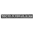 Omix | DMC-55010768 | Emblem, Wrangler | OE Reference: 55010768 | Fits 1987-1990 Jeep Wrangler YJ