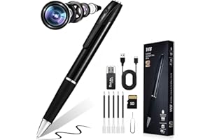 FANGJIE 1080P Mini Hidden Camera，HD Camera Pen – Nanny Cam Mini Security Cameras，Long Battery Life，Easy to Use，Micro Pen Camera for Important Moment【2026 Upgrade】