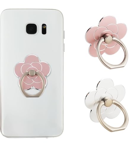 5 Pièces Anneau Telephone Portable 360° Rotation Clear Bague