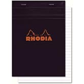 Rhodia Notepad, No13 A6, Lined - Black