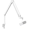 IXTECH Mic Arm White Premium Boom Arm 360° Rotatable Microphone Arm Stand with Desk Mount Fully Adjustable Sturdy and Universal VALIANT WHITE Model