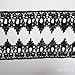 5 Yard Polyester Crochet Lace Edge Trim Ribbon 5 cm Width Vintage Style Black Edging Trimmings Fabric Embroidered Applique Sewing Craft Wedding Dress Embellishment DIY Decor Clothes Embroidery