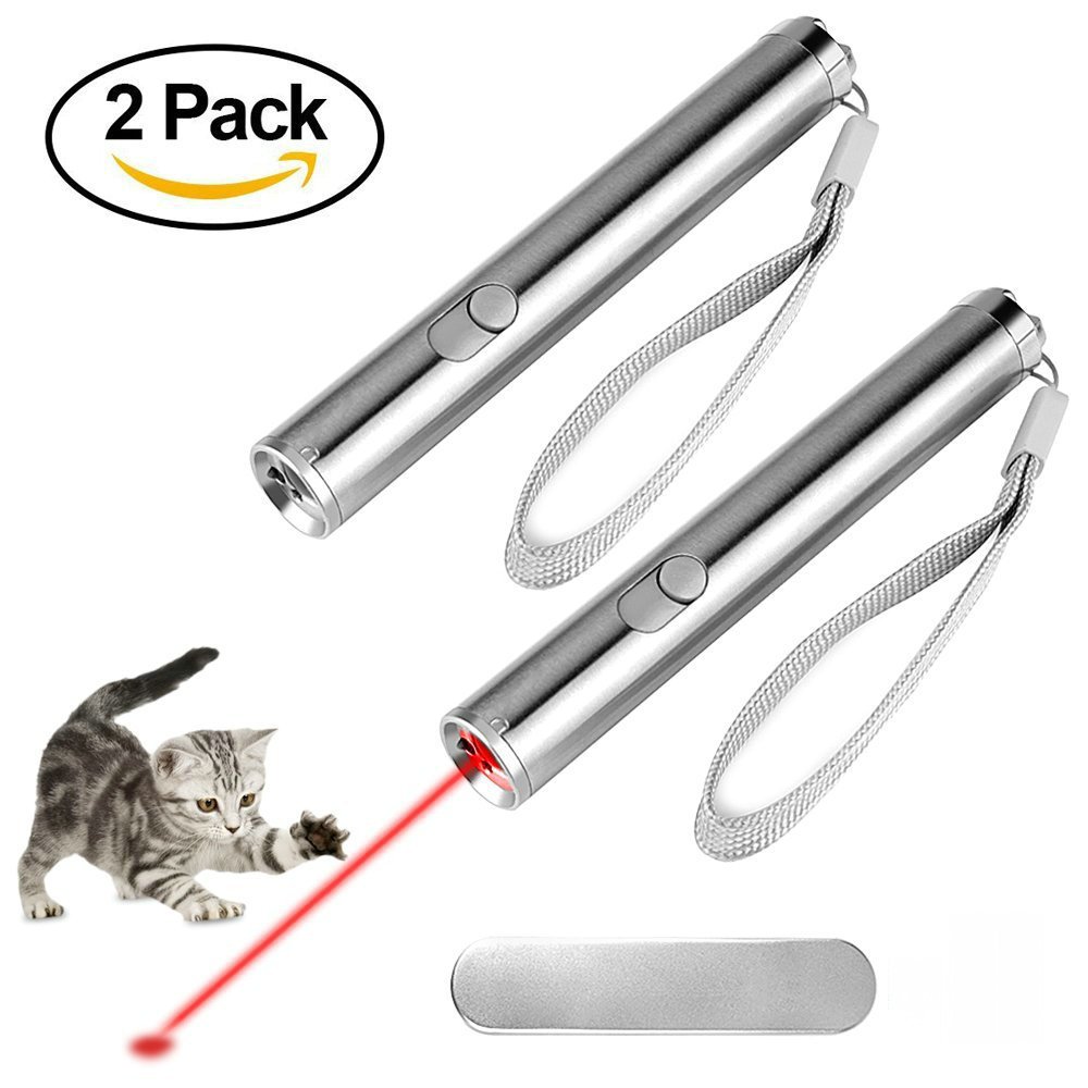 Leoking Cat Chaser Toy - LED Pet Interactive Exercise Pointer Training Pen for Dogs