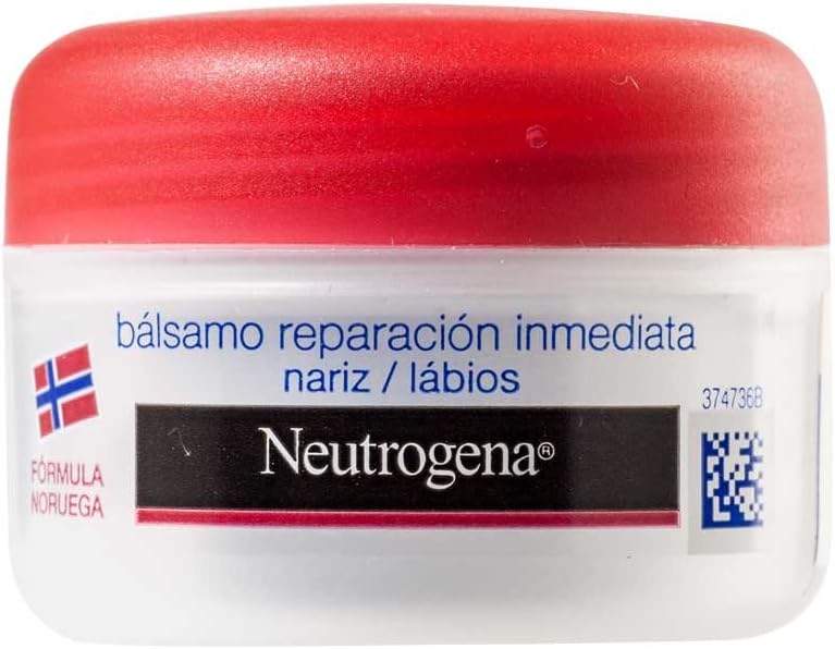 Neutrogena Nose and Lips Balm Intense Repair, 15 ml, Clear