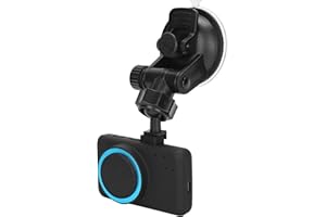 BHDD Driver Fatigue Alarm, 60° Wide Angle Security Anti-Sleep Alarm Monitor, USB Driver Alertness System with Suction Cup Buckle, 45-65cm Detection Distance, for Drivers Security Guards, Safe Driving