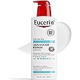Eucerin Advanced Repair Body Lotion for Very Dry Skin, Unscented Lotion Formulated with Ceramides, 16.9 Fl Oz Bottle