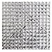 Diflart Mirror Glass Mosaic Tile Crystal Diamond Mosaic Tile 0.51x0.34 Inch Sample
