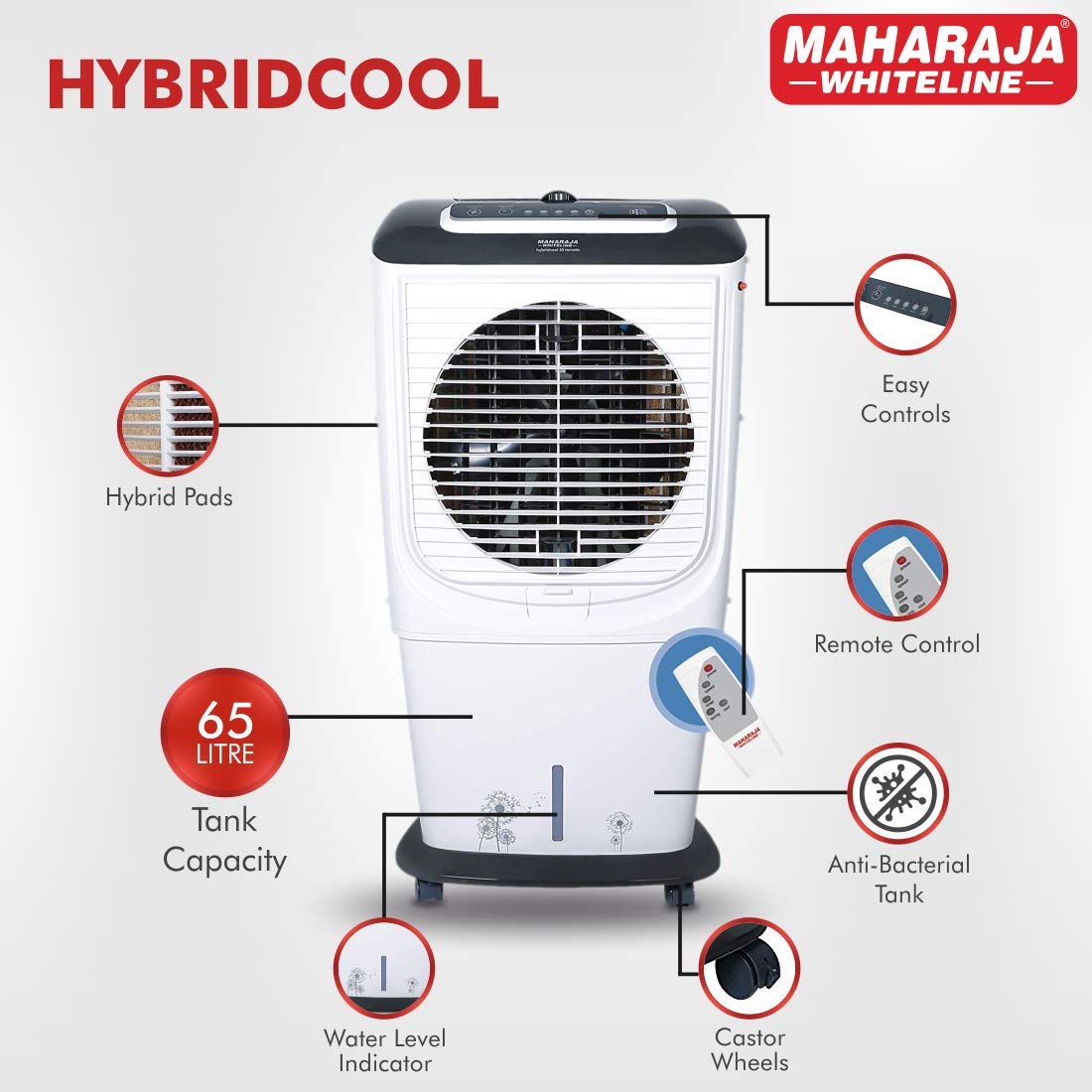 maharaja hybrid cooler 65