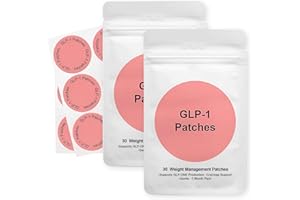 ZITNODO GLP-1 Patches, Natural Ingredients Patch, Mild for All Skin (2 Packs, 60 Patches)