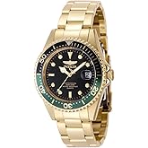 Invicta Pro Diver Men 37.5mm Stainless Steel Gold Black dial PC32 Quartz