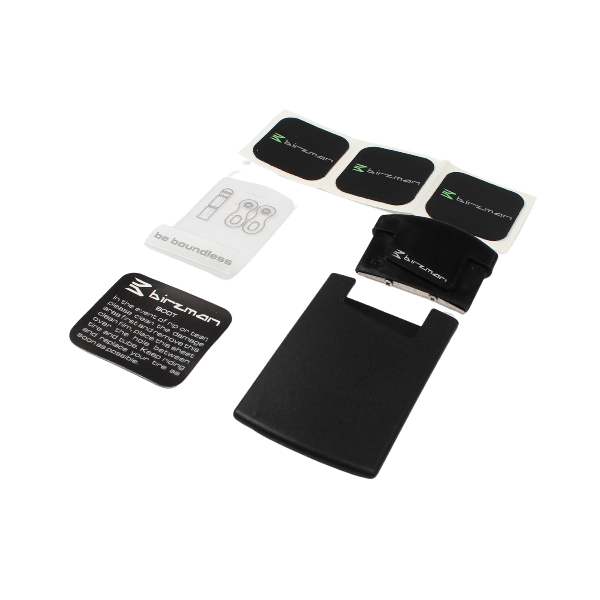 Birzman Feextube 1pc | Durable Bicycle Tire Patch Kit | Essential for Road & Mountain Bike Repairs | Compact & Easy to Use