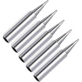 Soldering Iron Tips,900M Solder Tip Replacement (5PCS 900M-T-B) | Solder Welding Replacement Tip Kit Use for Hakko, Radio Shack Solder Station etc