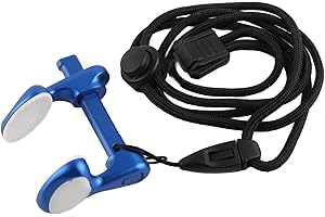 Diving Nose Clip Aluminum Alloy Diving Nose Clip Swimming Nose Plug,Adjustable Aluminum Alloy Professional Swimming Nose Plug