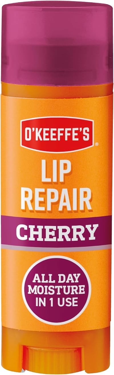 O'Keeffe's Lip Repair Cherry 4.2g Lip Moisturizer with Vitamin E