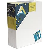 Art Alternatives stretched White Canvas Super Value Pack-11 x 14 inches-Pack of 7