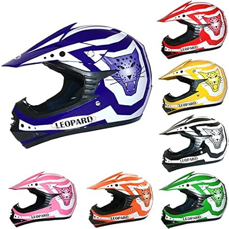 Leopard LEO-X17 *ECE 2205 Genehmigt* Kinderquad Kinder MX Motorradhelm Crosshelm Motocrosshelme Off Road Enduro Sport