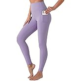 YOYOYOGA Leggings for Women High Waisted Yoga Pants Tummy Control Workout Athletic Leggings with Pockets