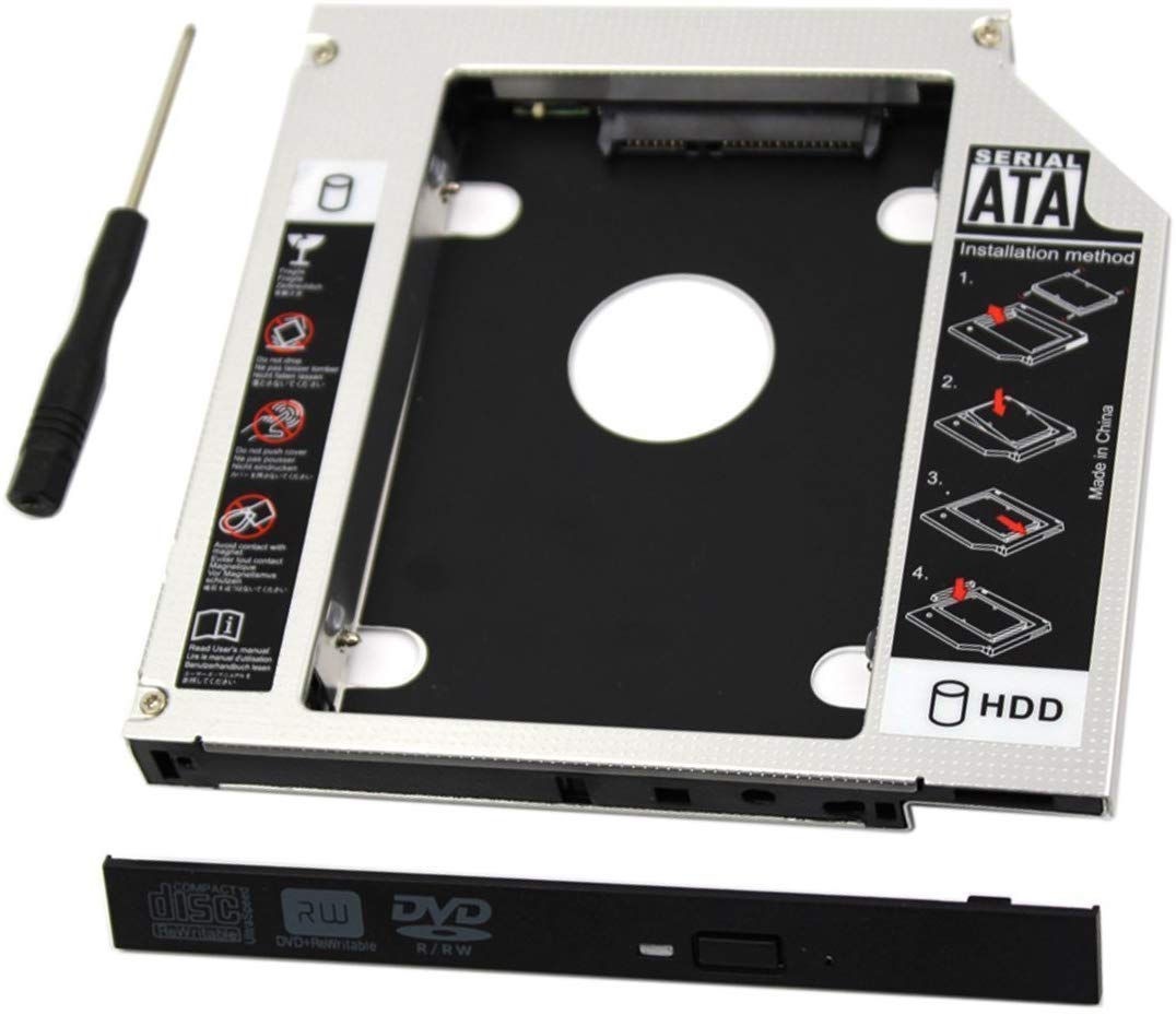Padarsey Universal 9.5mm SATA to SATA 2nd SSD HDD