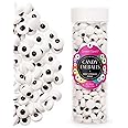 Sweet Spell Candy Eyeballs - 260 Edible Candy Eyes Sprinkles for Decorating Halloween Cookies, Cakes, Cupcakes, and Baking (120g/4.2oz, 10 mm)