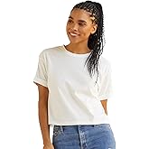 Fair Indigo Organic All-Cotton Loose Fit Crop Tee