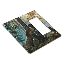 Bear Forest Combination Wall Plate 1 Toggle 1
