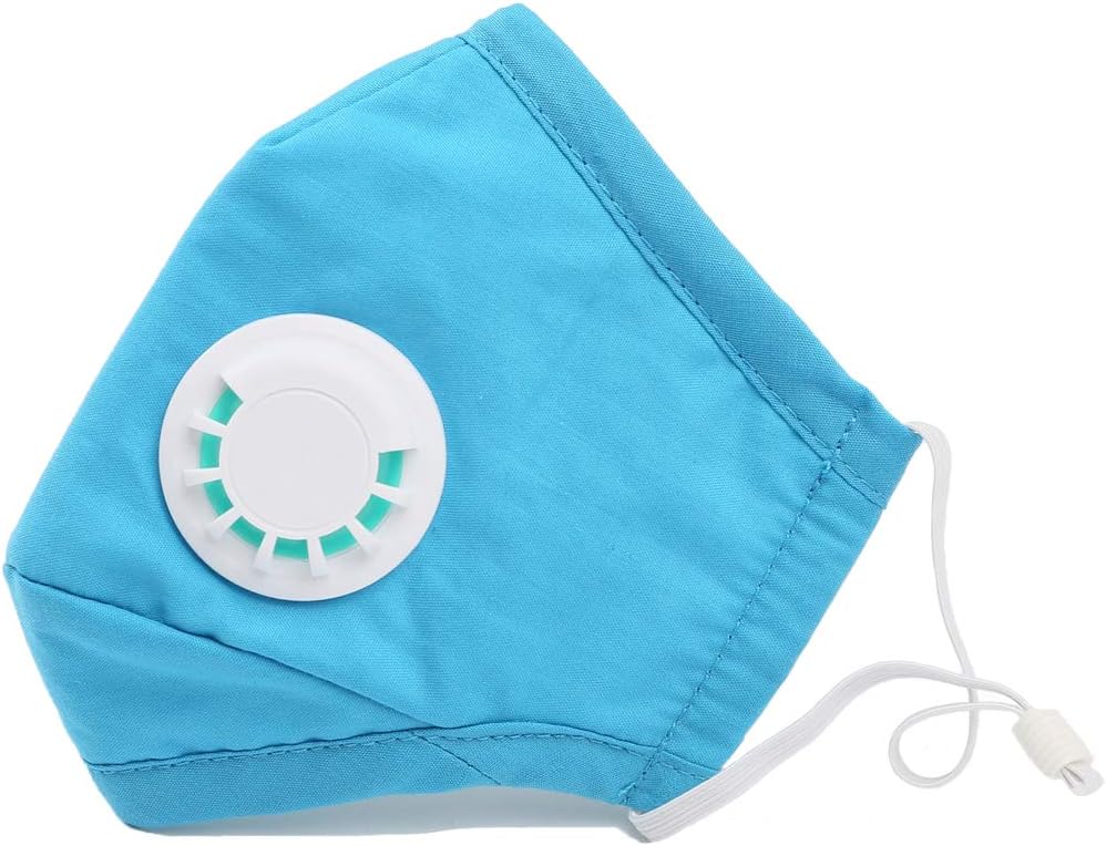 Anti Pollution Dust PM 2.5 Mask Washable and Replaceable Filters N99 Mouth Masks for Children(Blue)