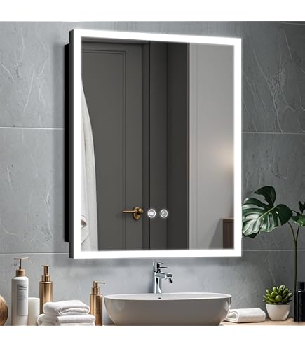 Amazon.com: Janboe LED Medicine Cabinet with Light,20×28inch