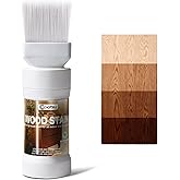 COATEZ Wood Stain and Sealer in One - Brown Walnut | 6.35 Fl Oz Water Based Formula, Multiple Finishes, Fast Drying, Indoor &amp; Outdoor Furniture, Cabinets, Non-Toxic &amp; Low Odor