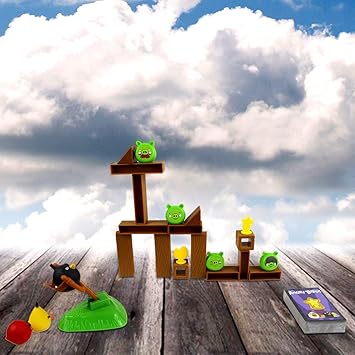 Toyswala Angry Bird Knock on Wood Game, Launch and Destroy Board Game