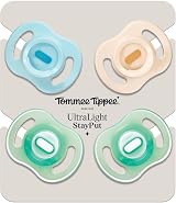Tommee Tippee Ultra-Light StayPut Day and Night Dummies 0-6m 4-Pack view 8