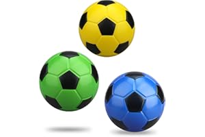 12CM Foam Mini Soccer Balls for Kids Toddlers, Soft Squishy Football Toys for Goal Sets, Swimming Pool Beach Balls Indoor Out